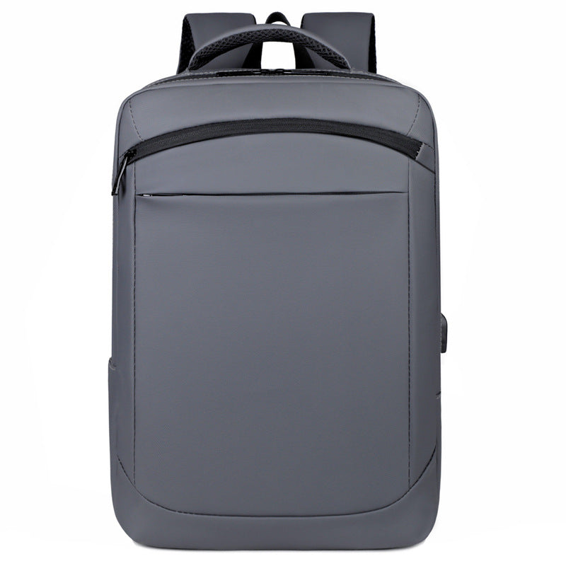 2025 new business backpack versatile men's anti-splashing computer backpack men's leather film large-capacity student schoolbag