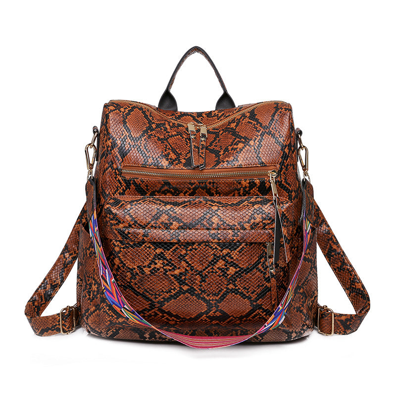 2025 2025 new backpack cute female PU retro home mommy bag, backpack large capacity, girls backpack