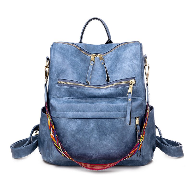 2025 2025 new backpack cute female PU retro home mommy bag, backpack large capacity, girls backpack