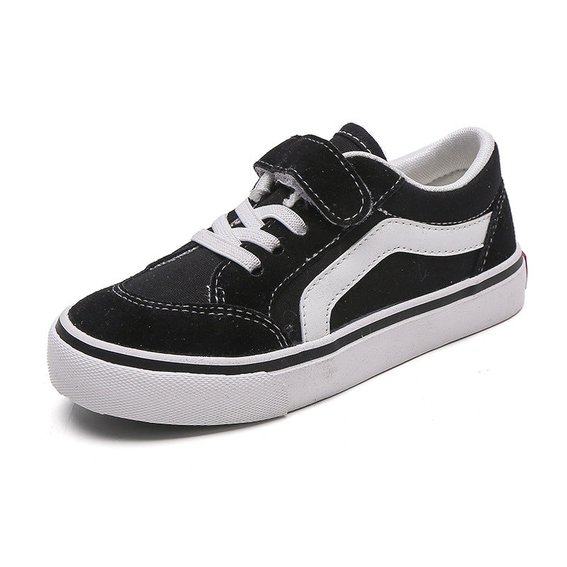 ZllKl Children's Canvas Shoes Summer New Boys and Girls Korean Sports Board Shoes Toddler Children Teens Street Shooting Toddler Shoes Fashion