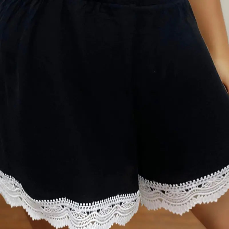 Finjani Plus Size Women's Twill Solid Color Casual Spring And Summer New Shorts