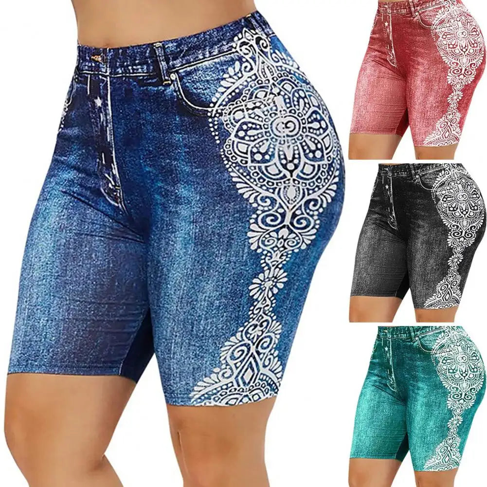 Stylish Woman Shorts No Shrinkage Slim Fit Women Workout Bottoms Shorts Chemical Fiber Blend Short Pants Female Clothing