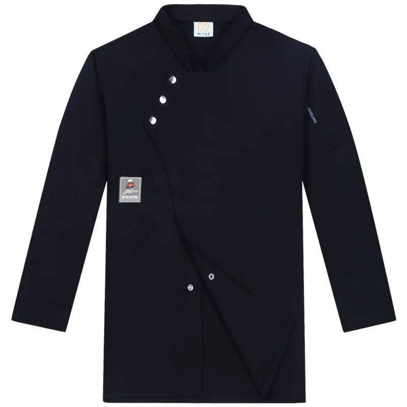 Big Size Men Chef Jacket Women Cooker Waitress Coat Quality Restaurant Kitchen Shirt Blouse Breathable Bakery Work Wear Uniform