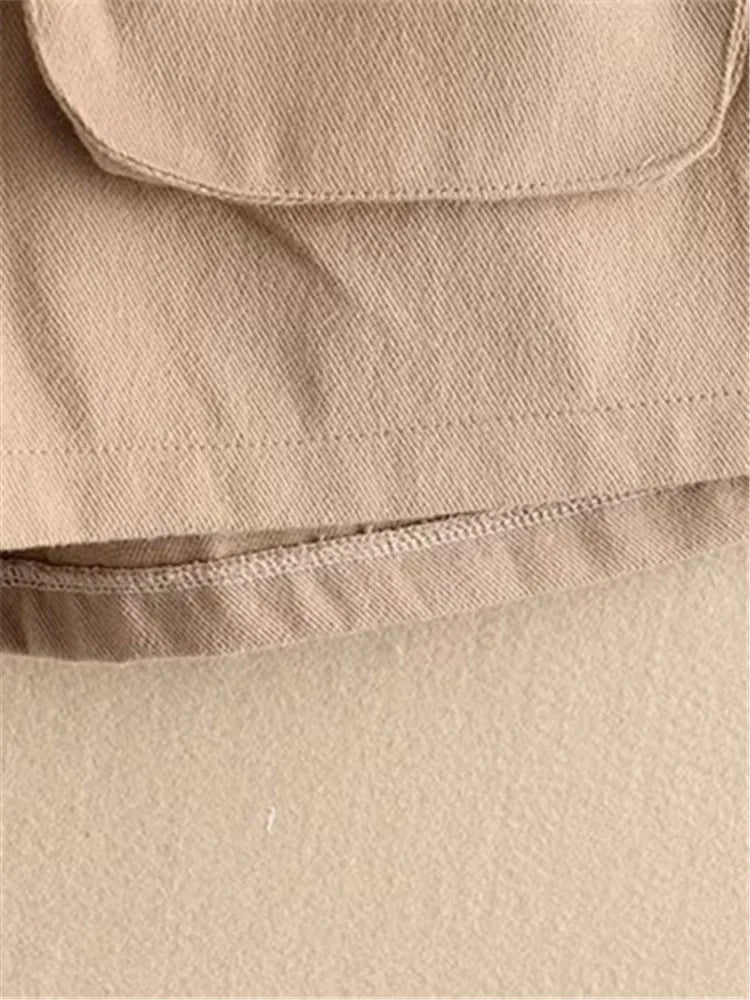 Plus Size Women's Summer Shorts Twill Blend Cotton Wide Leg Shorts With Large Pockets At The Front Sides Loose Fitting Thin Pant