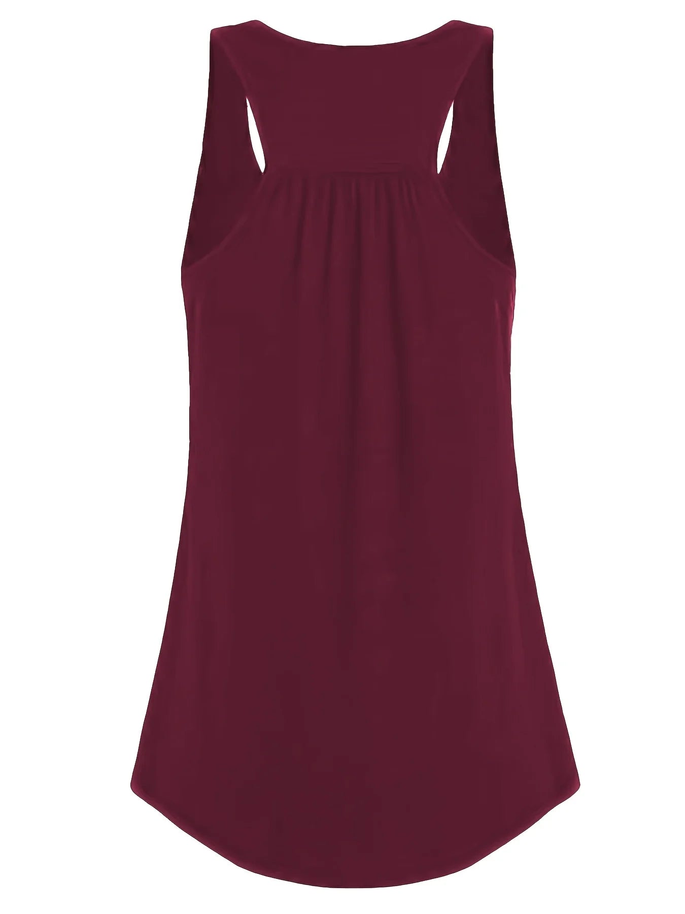 Plus Size Solid Wide Strap Tank Tops Women's Plus Slight Stretch Round Neck Basic Tank Tops