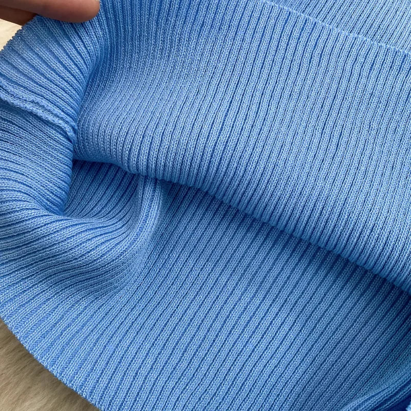 Sexy Sleeveless Elastic Knit Bodycon Dress Sexy Chic Vestidos Women Summer Slim Women Chain Slip Dress
