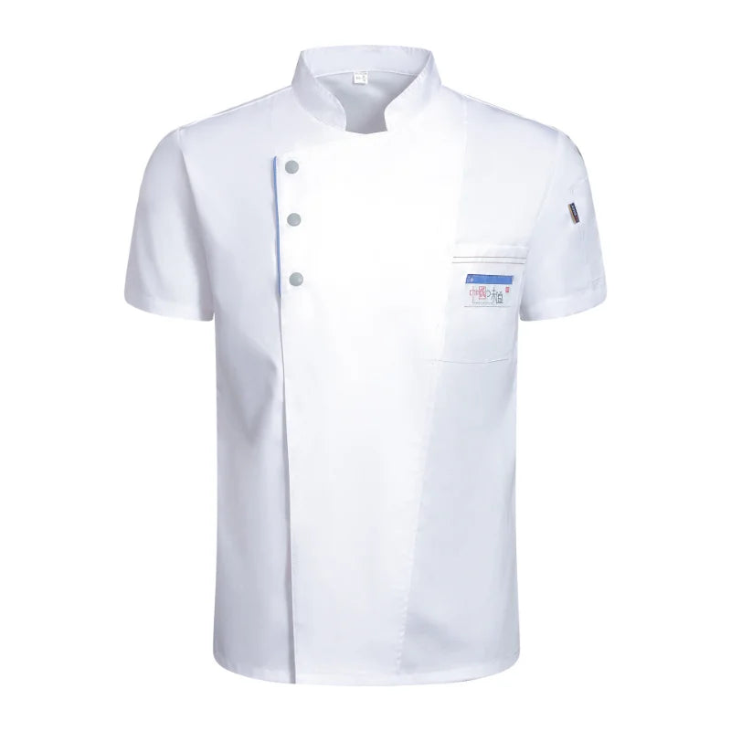Chef Jacket for Men Women Short/Long Sleeve Kitchen Cook Shirt Restaurant Waiter Uniform