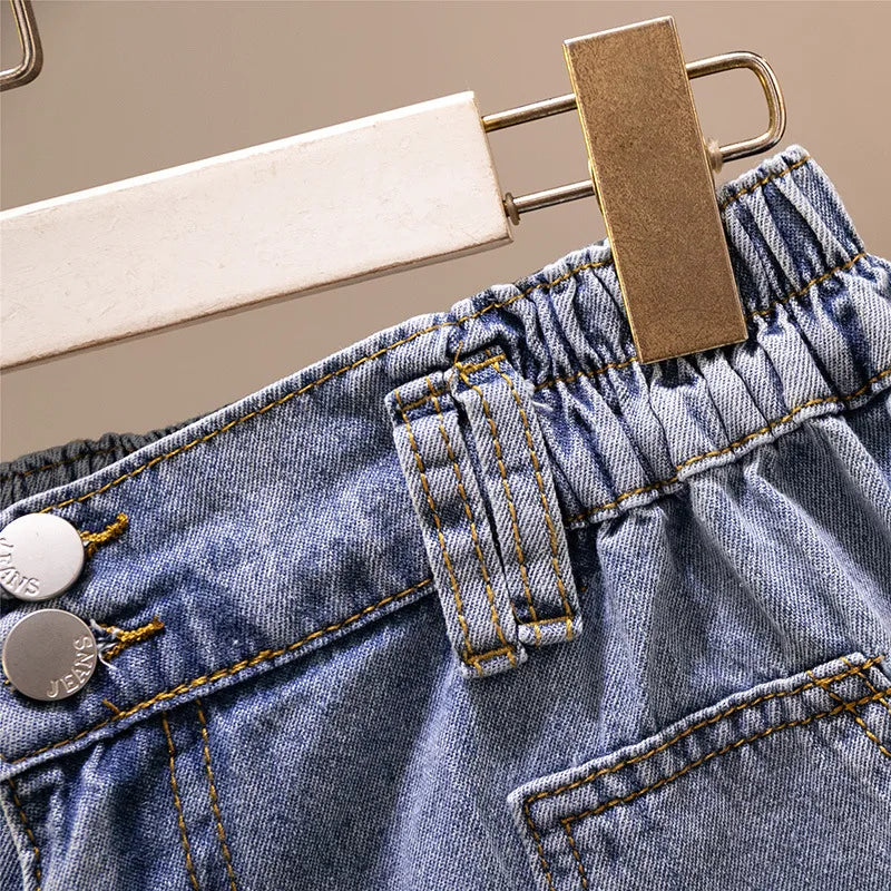 New Summer Plus Size Women Jeans Shorts For Women Large Size Blue Pocket Cotton Denim Shorts 3XL 4XL 5XL 6XL 7XL