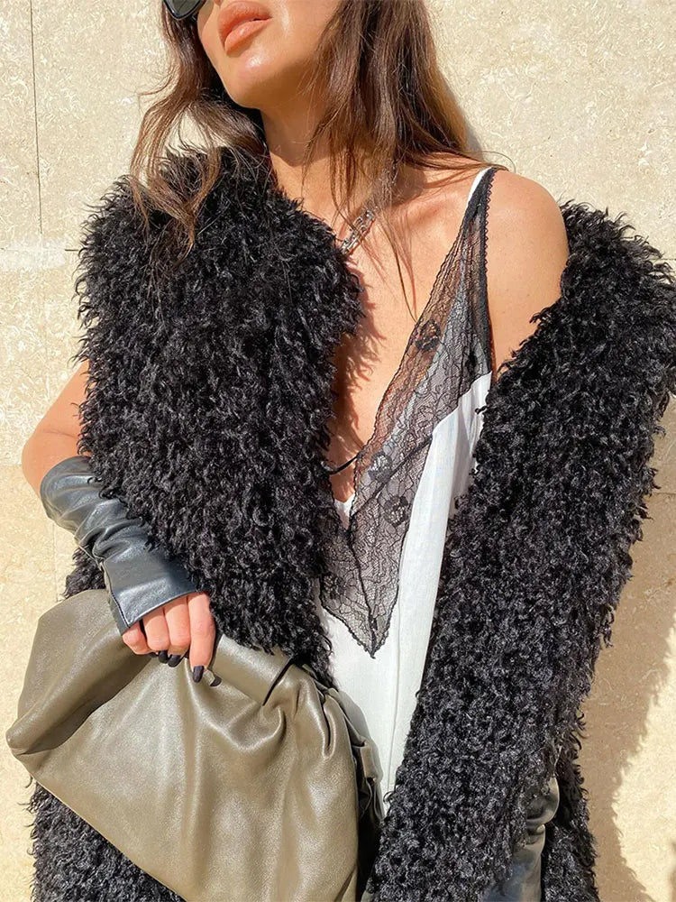 2024 New Sexy Women Lace Mesh Sheer Long Dress Female See Through Summer Dress Sleeveless Strap Back Split Black Beach Vestidos