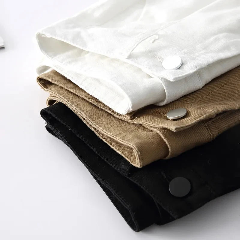 MEXZT S-3Xl Pure Cotton Belt Shorts Women Korean Wide Leg Suit Shorts Office Lady Elegant Black White All Match Short Pants New