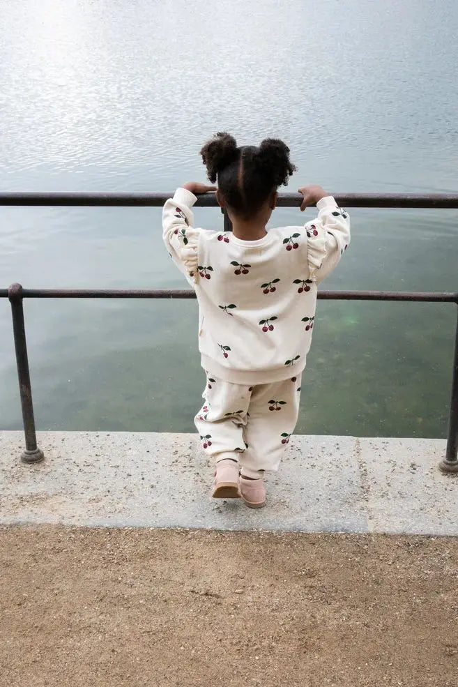 KS Kids Sweaters 2024 New Kids Girls Boys Cute Print Sweatshirts and Pants Outfit Set Outwear Baby Clothes