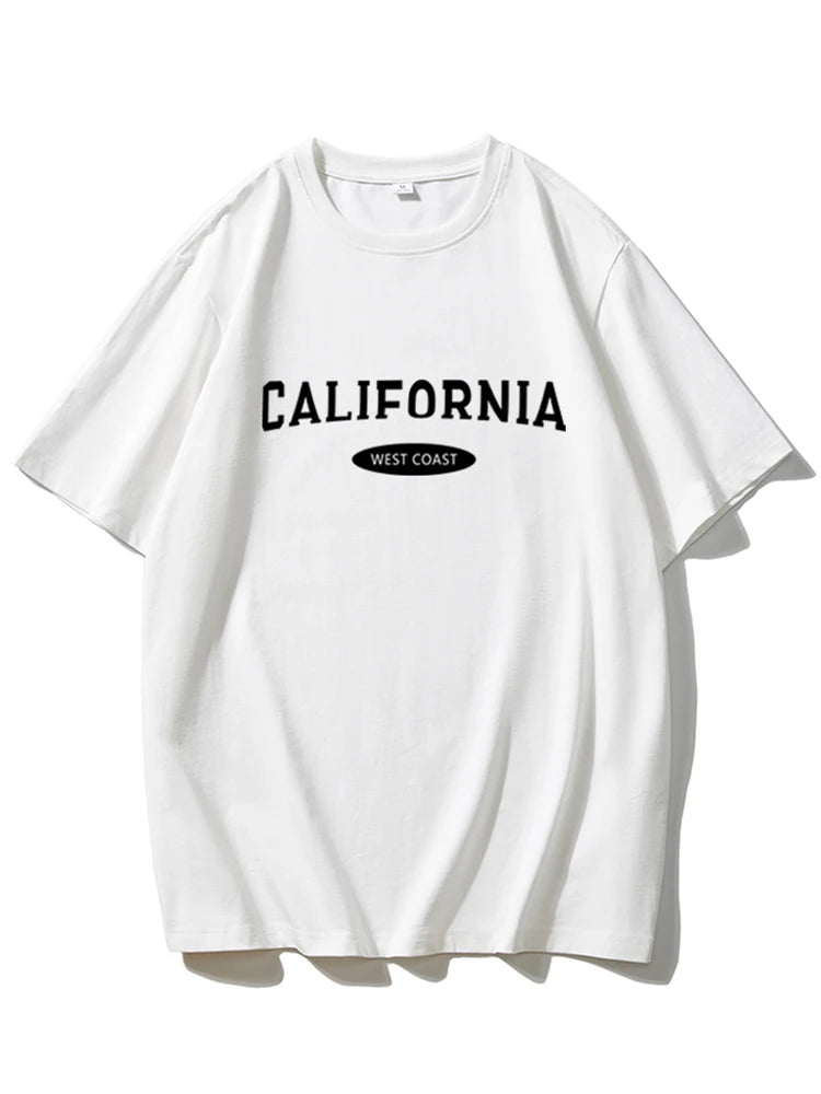 Blessyuki Fashion Simple Letter Print Cotton T-shirts Women Casual Cotton Plus Size Streetwear Tees Femael Basic Hip Hop Tops