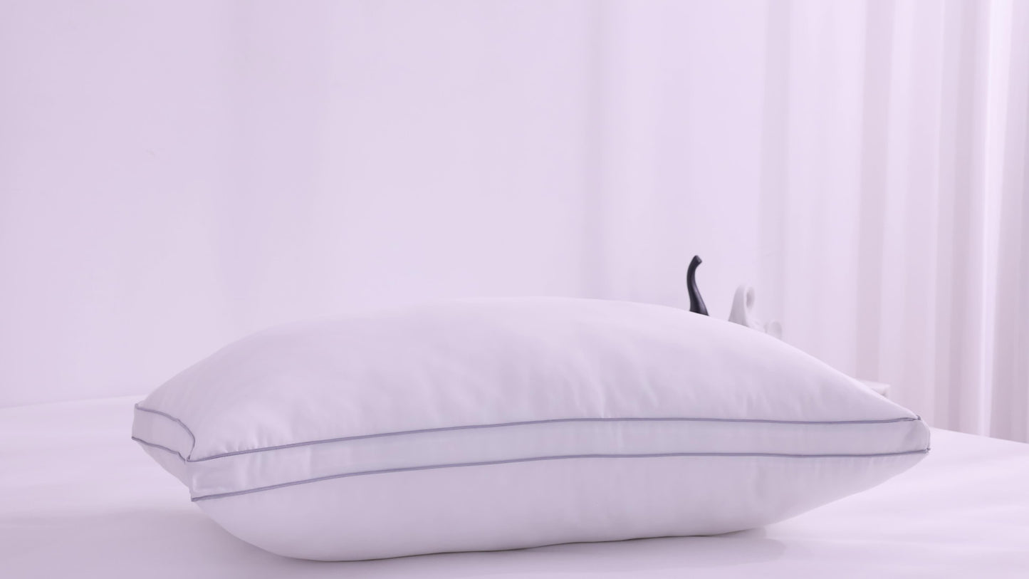 Premium Bed Pillows 2 pack, Fluffy and Supportive 7D Down Alternative Bed Pillow, Stomach or Side Sleepers, Luxury Soft Hotel Quality Relief Neck Head and Shoulder Pain, Machine Washable