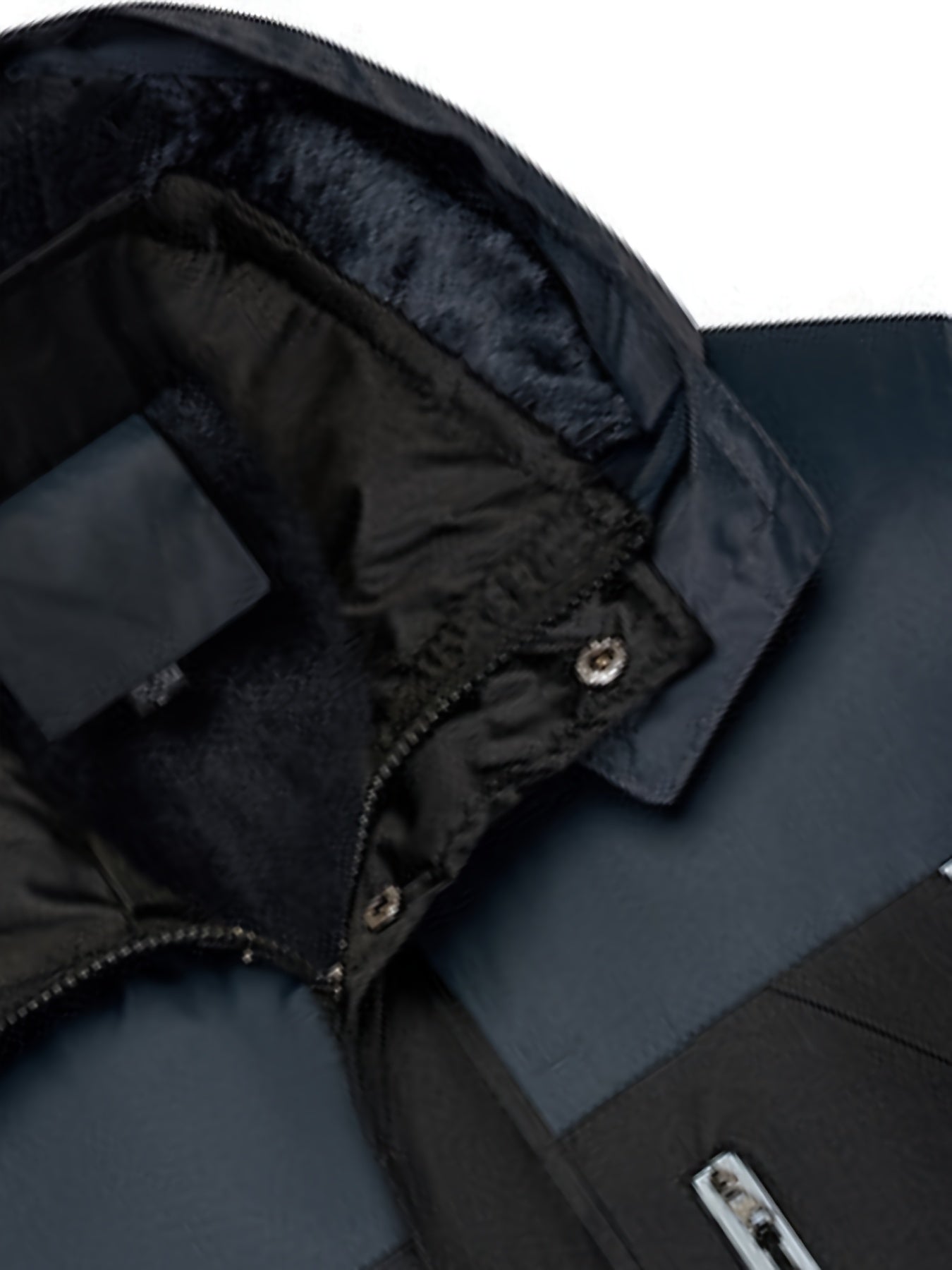 Plus Size Men's Warm Dry Waterproof Windproof Fleece Jacket for Winter Outdoor
