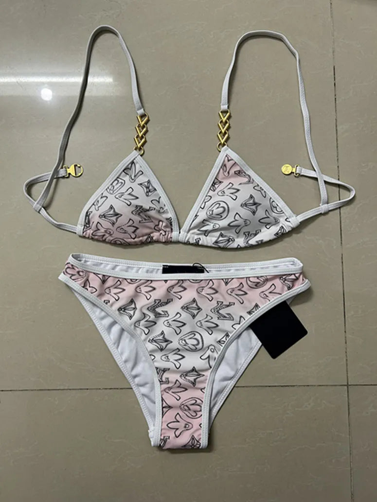 Women Black One Piece Swimwear Designer Padded Bikinis ss Summer Beach Swim Biquinis Letter Print Vacation Hot Spring Bathing Suit #3288