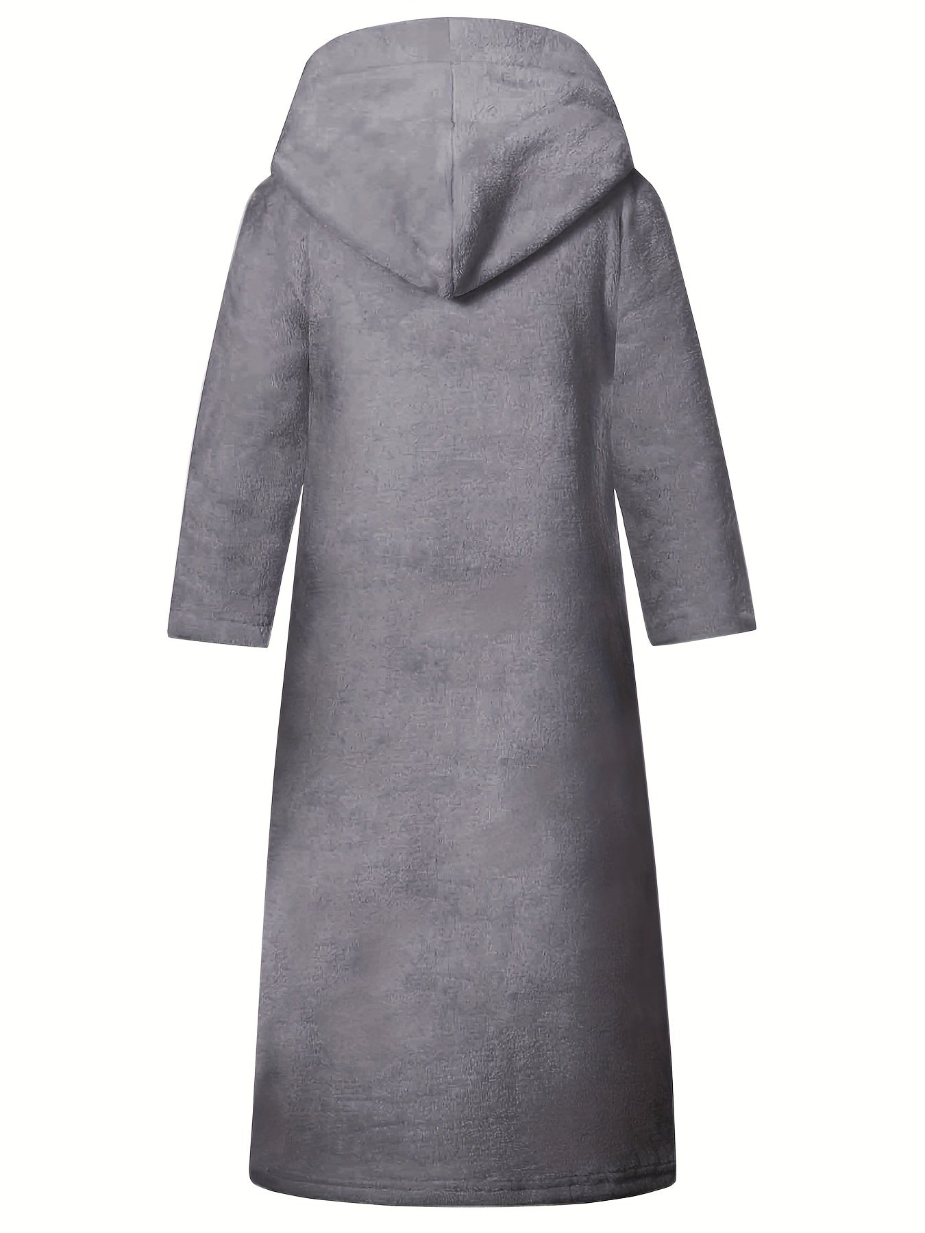 Ultra-Soft Men's Fleece Robe - Hooded Home Pajamas with Pocket, One-Piece Kimono Style Night-Robe for Warmth and Comfort After Bath - Cozy Winter Loungewear for Relaxation