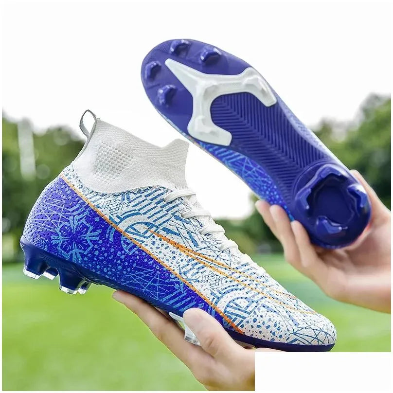 Soccer Shoes Quality Football For Men Cleats Children Original Boots Kids Uni Futsal 240607 Drop Delivery Accessories Sports Dhqzr