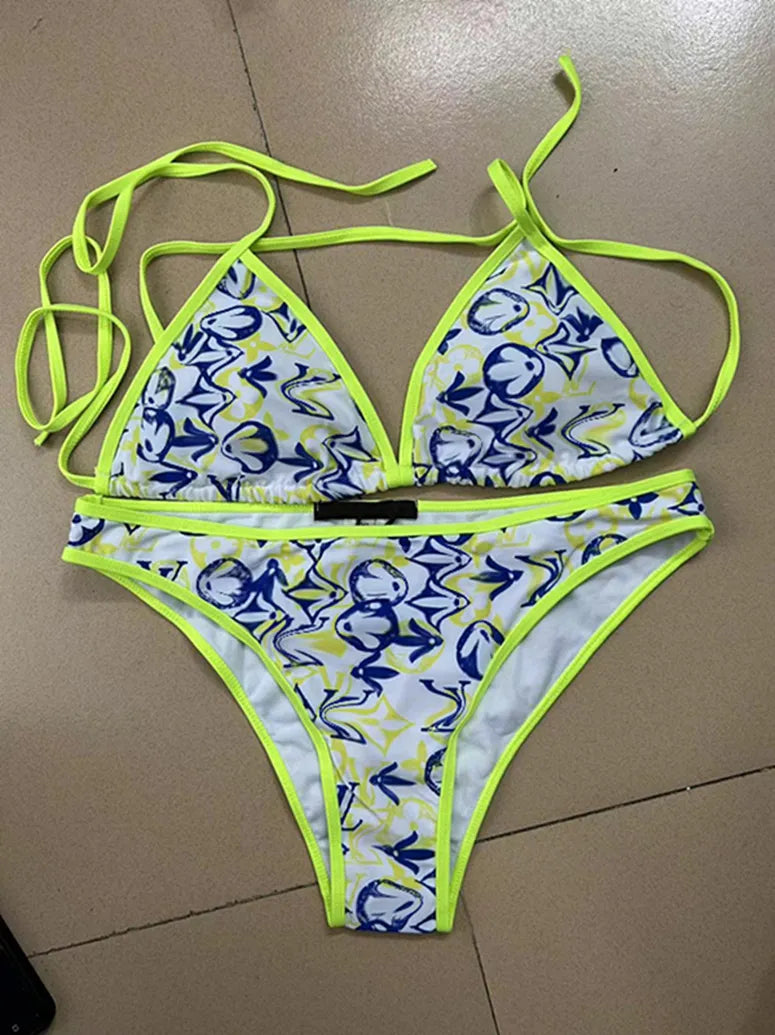 Women Black One Piece Swimwear Designer Padded Bikinis ss Summer Beach Swim Biquinis Letter Print Vacation Hot Spring Bathing Suit #3288