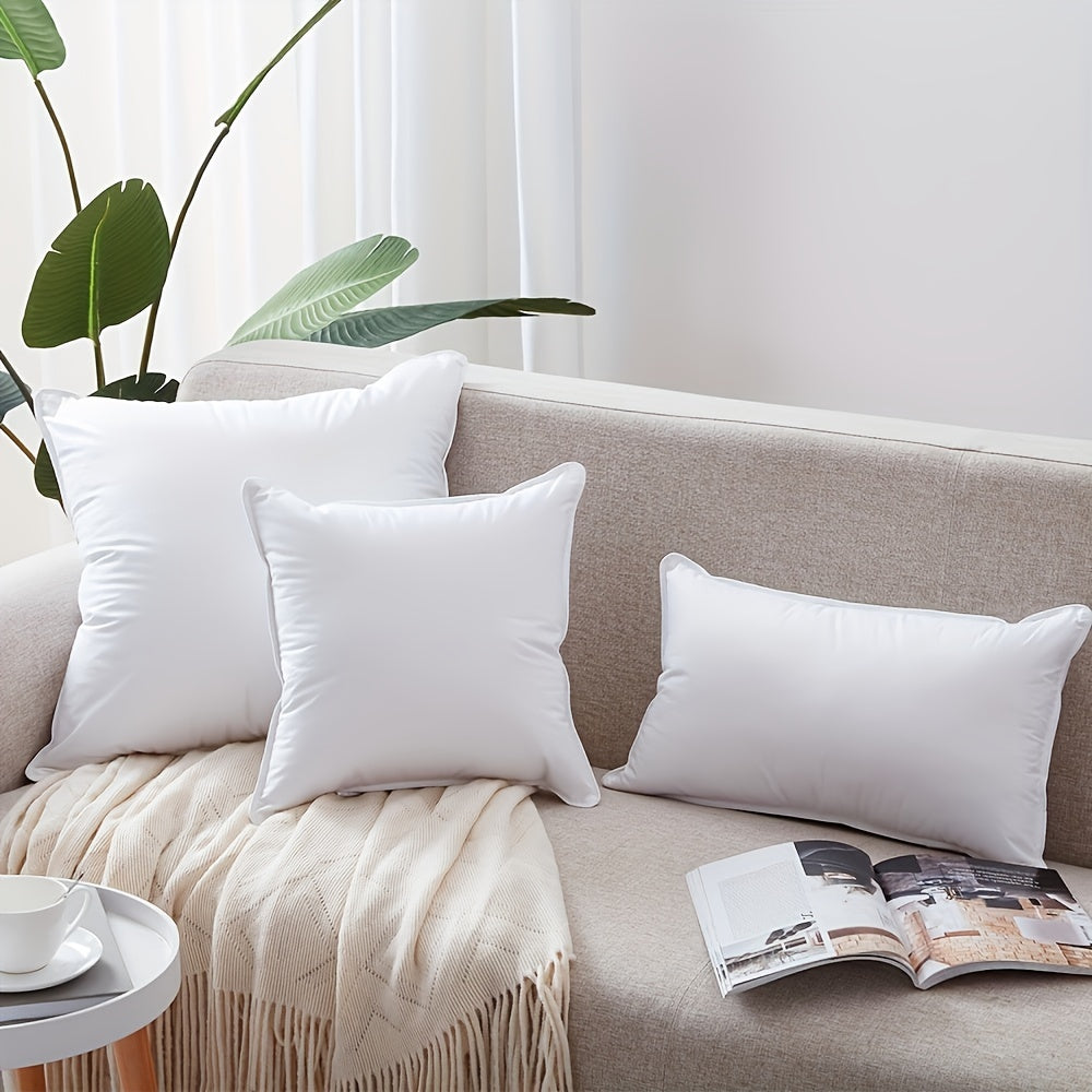 1/2/4pcs White Pillow Inserts, Sofa Pillow And Cushion, Dinning Chair Seat Cushion Office Living Room Seat Cushion For Room Decor Home Decor
