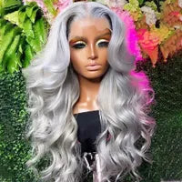 Perruque Pink full lace front wigs Transparent HD Lace Body Wave Wig natural hairline simulation human hair wigs for women