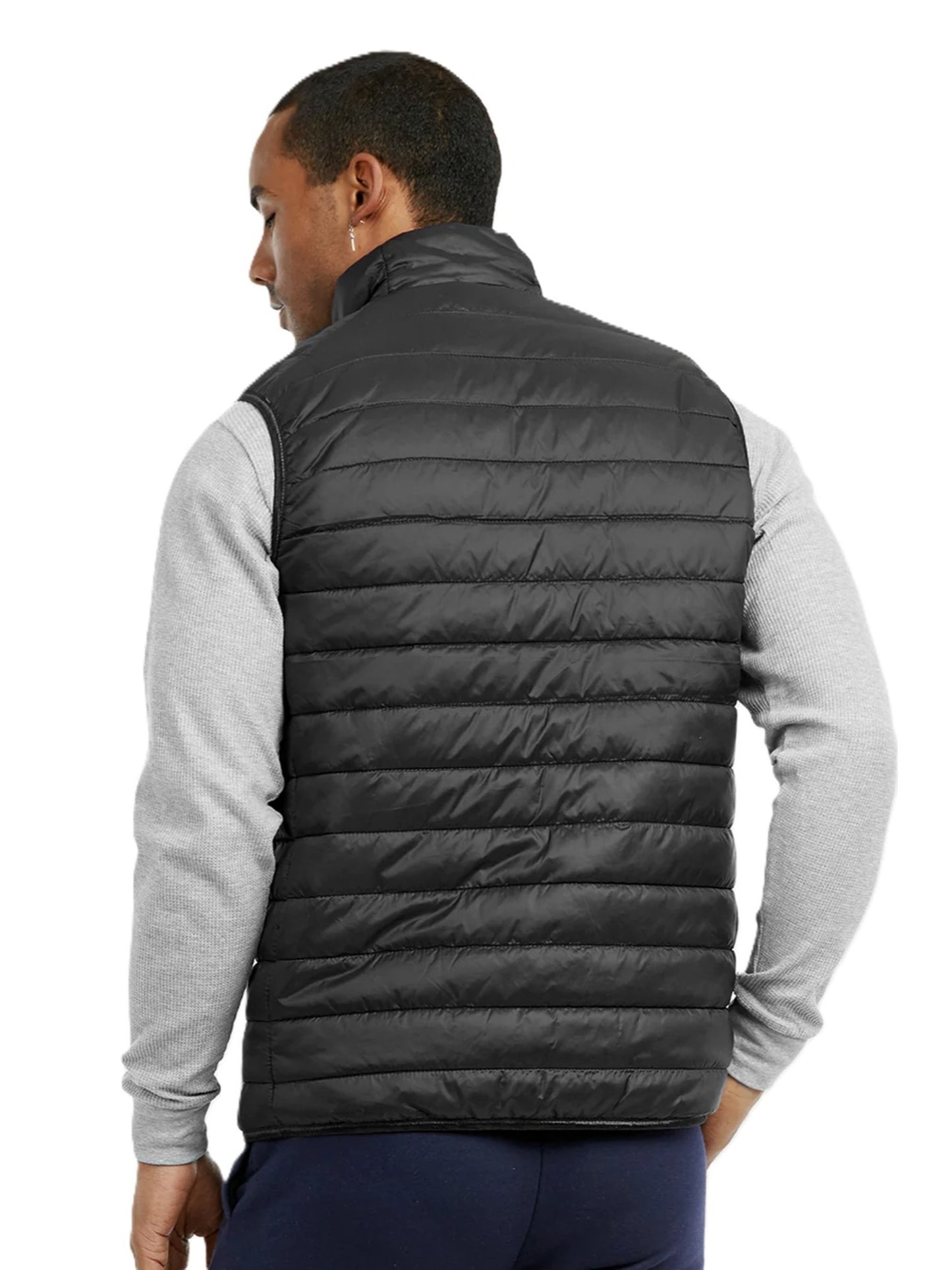 PLUS SIZE MEN'S LIGHTWEIGHT PUFFER VEST
