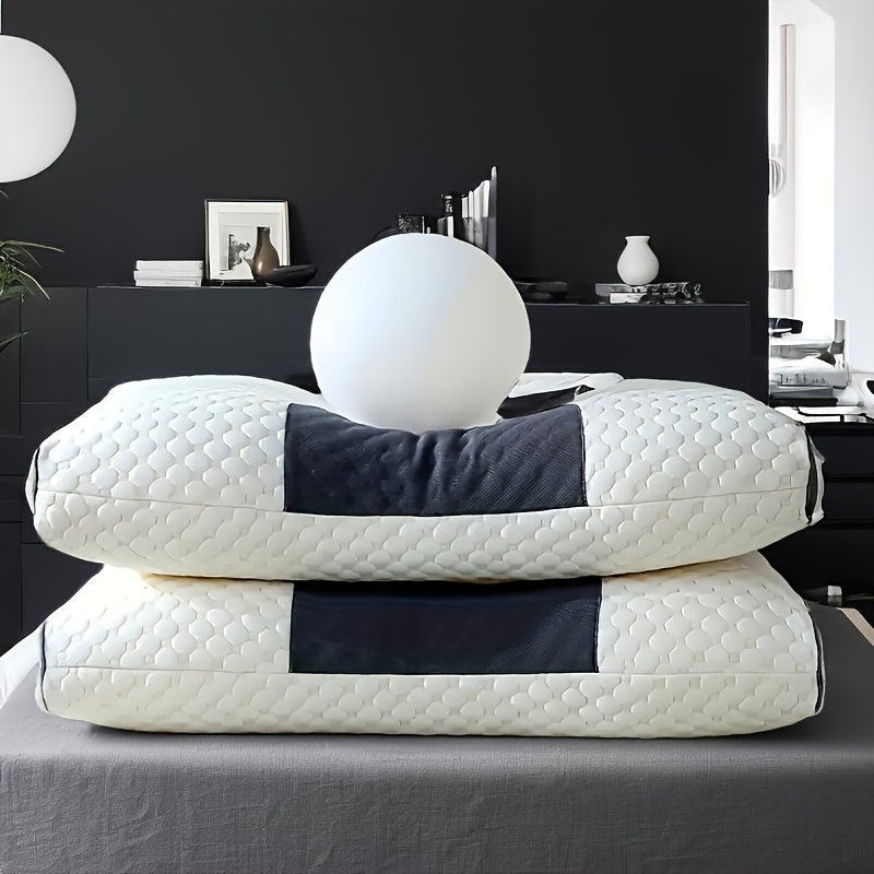 1pc/2pcs, Memory Foam Neck Pillow, Antibacterial Cotton, Ergonomic Contour Design, Removable Cover, Ideal for Holiday Gifts, Polyester (Polyester Fiber) Material, No Battery, No Embellishments