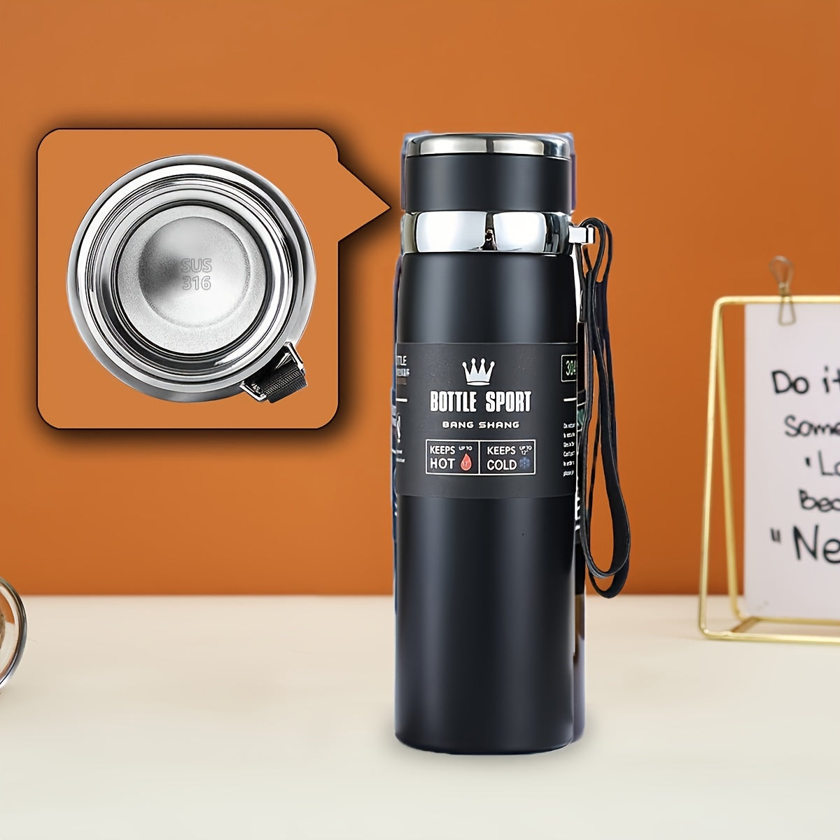 27.05oz Stainless Steel Insulated Travel Mug - Double-Walled, Leakproof & Shatterproof For Hot And Cold Drinks - Perfect For Outdoor Activities, Office Use, And As A Holiday Gift