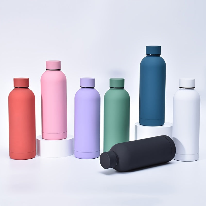 1pc 304 Stainless Steel Vacuum Insulated Cup, Double-layer Sports Water Bottle, Suitable For Outdoor Sports, Fitness Training, 350ml/500ml/750ml(11.83oz/16.91oz/25.36oz)