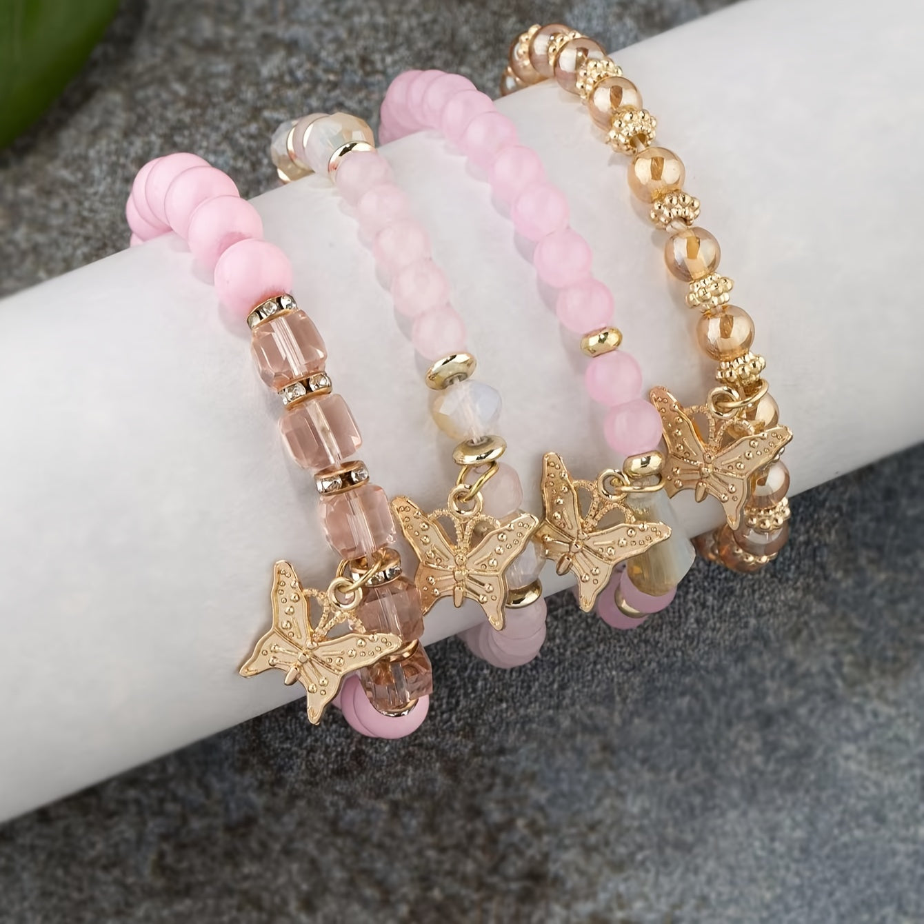 New Statement Bohemian Butterfly Layered Beaded Fashion Link - Chic Women's Jewelry for Creative Souls - Multi-Layered, Colorful, and Eye-Catching Accessory