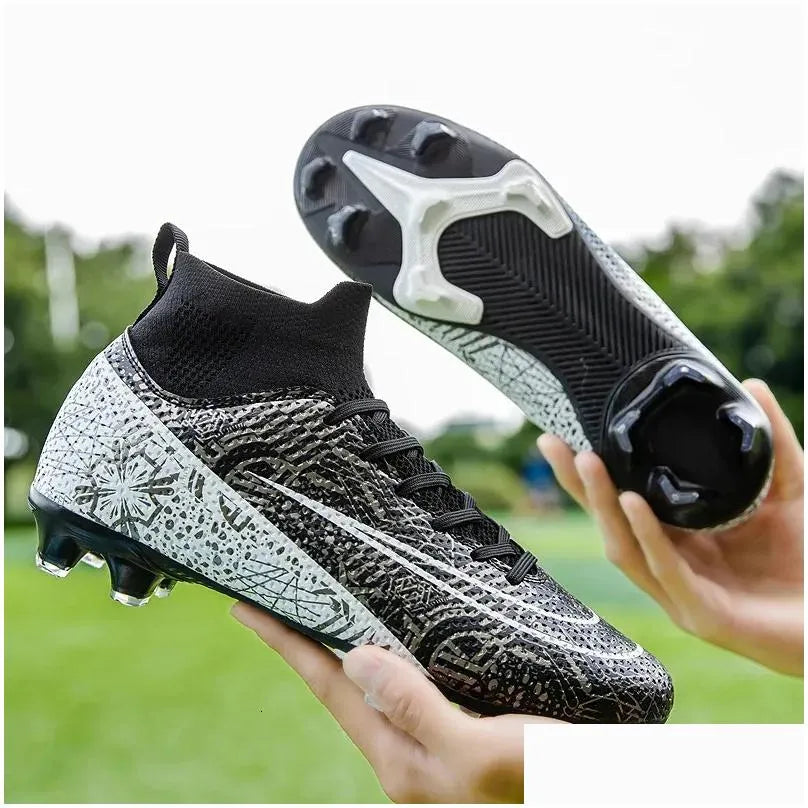 Soccer Shoes Quality Football For Men Cleats Children Original Boots Kids Uni Futsal 240607 Drop Delivery Accessories Sports Dhqzr
