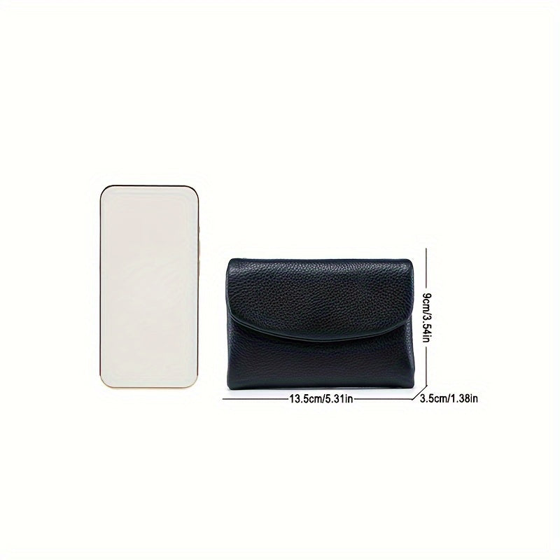 Royal Bagger Trendy Short Wallet, Multi-card Slots Card Holder, Perfect Coin Purse For Daily Use