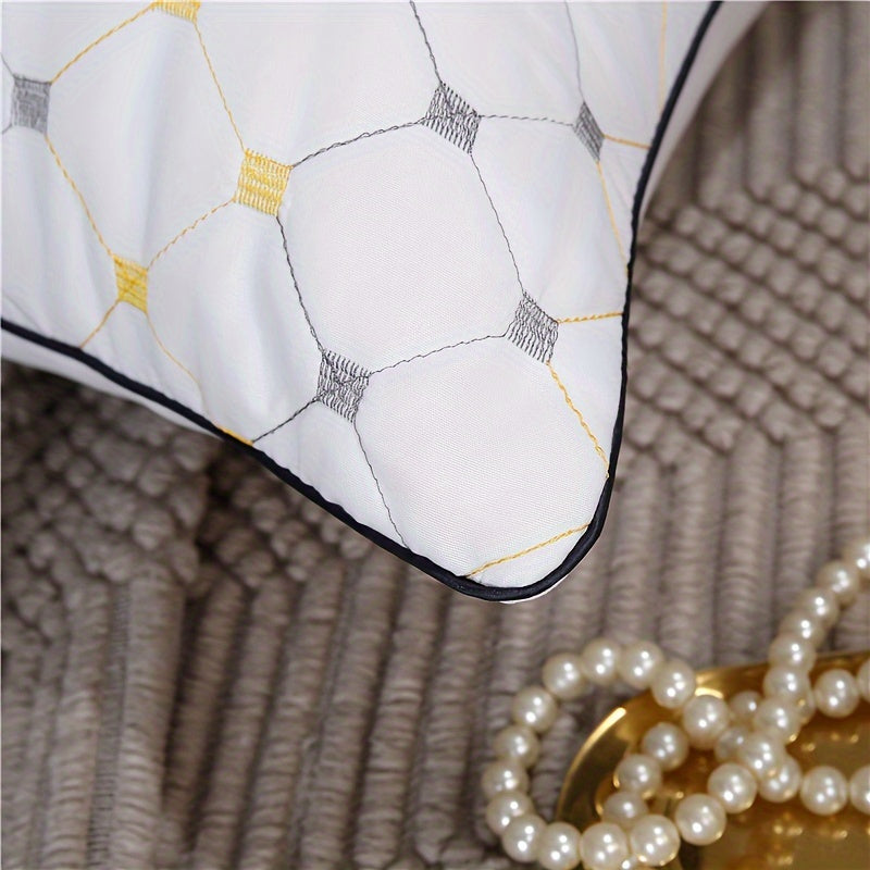 1pc/2pcs - Family combo - Luxury Hotel grade neck Support pillow - Soft polyester, hand pc/washable - perfect for side sleepers