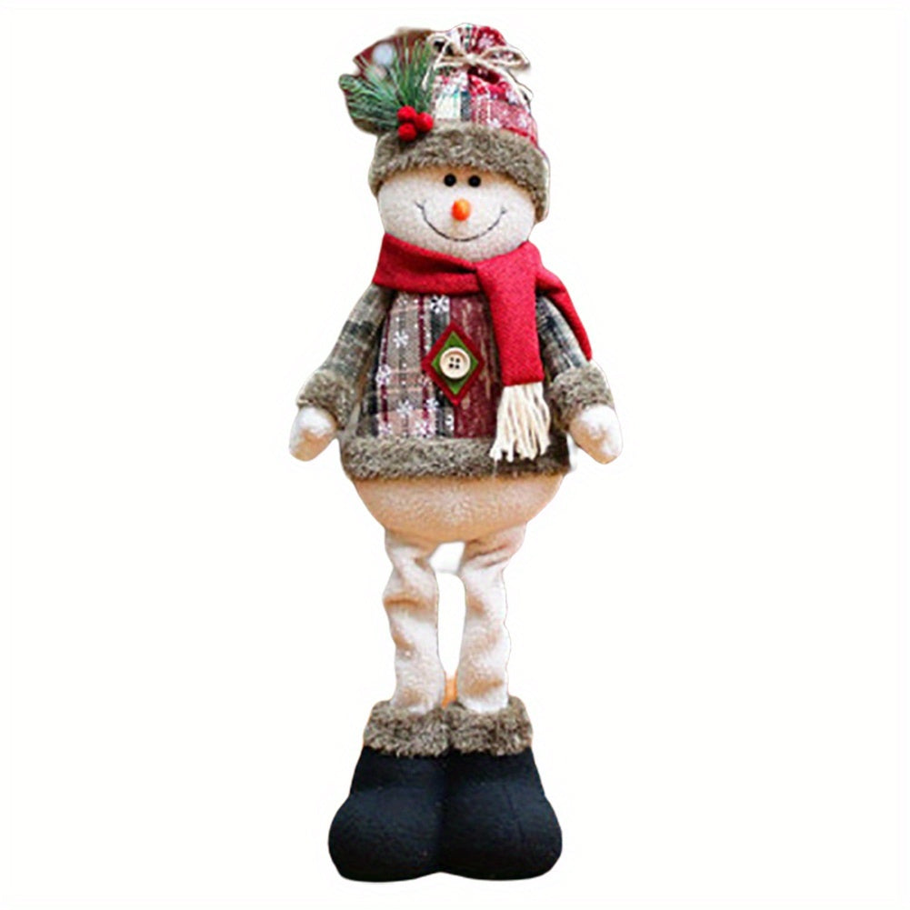 1/2/3pcs Creative Elk Santa Snowman Doll, Christmas Decorations, Happy Christmas Tree Decoration, Family Table Decoration for 2025 New Year Navidad Gift