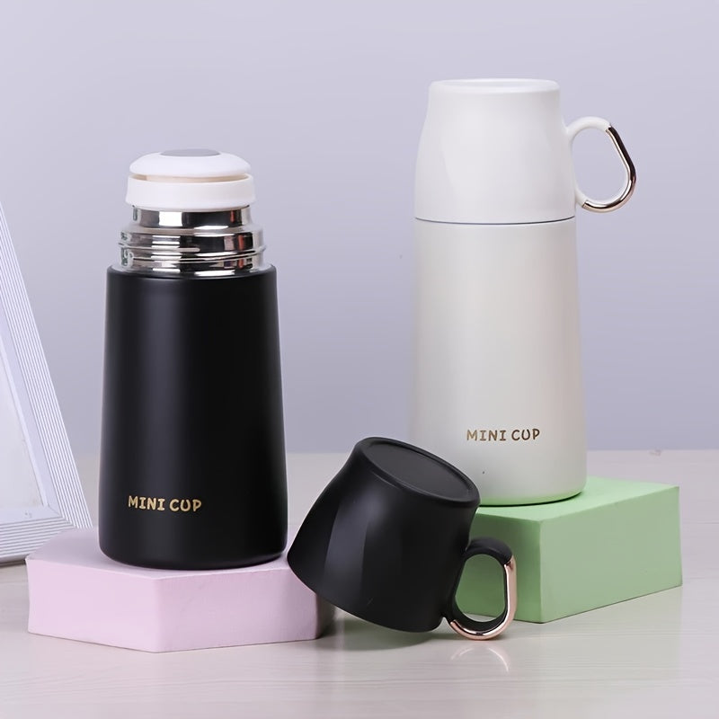 1pc-8.79oz/260ml Insulated Stainless Steel Thermal Flask Cup - Durable, Leak-Proof, and Vacuum Insulated for Hot and Cold Drinks - Perfect for Outdoor Camping, Traveling, Office Use, and Back to School Supplies