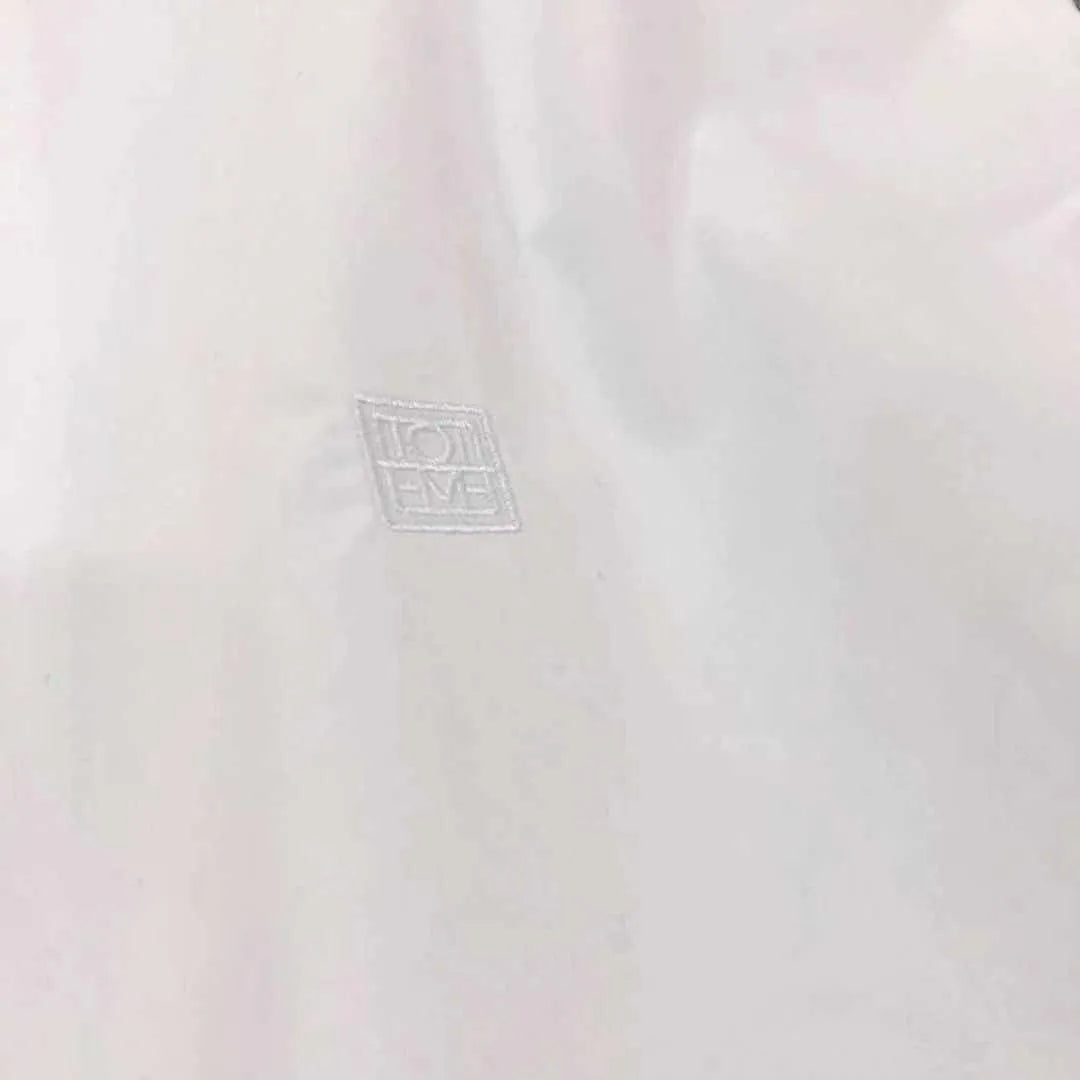 Toteme Embroidered Cotton Lapel Shirt Fall Classic Designer Simple Loose Long Sleeve White Womens Tops Free Shipping