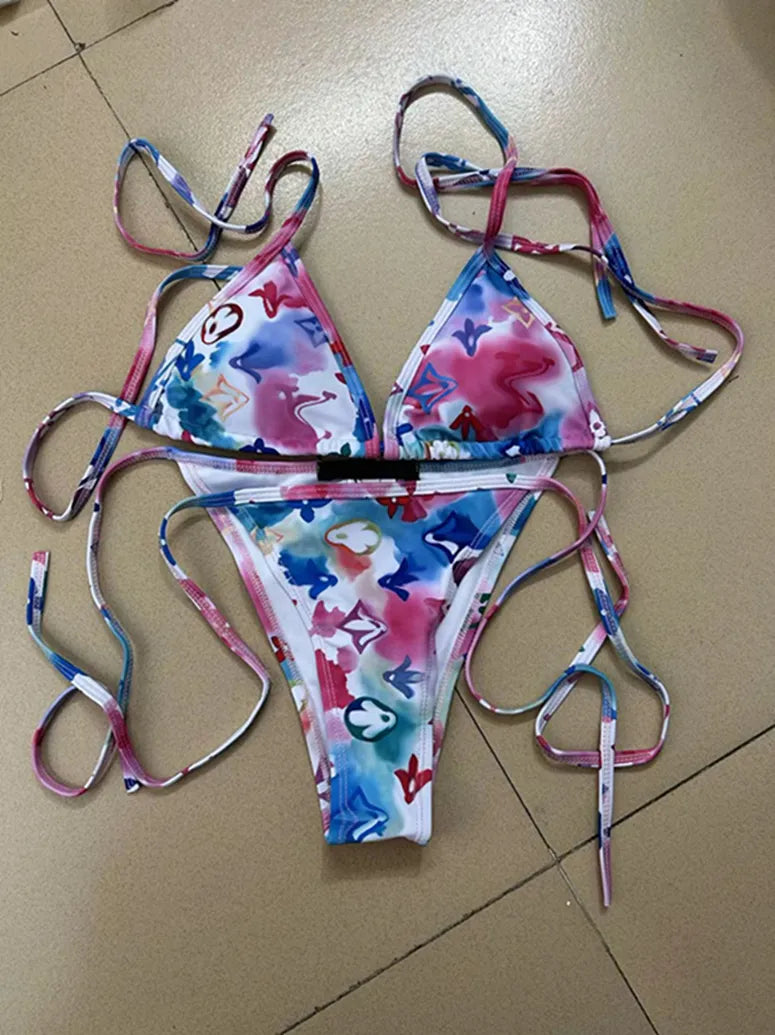 Women Black One Piece Swimwear Designer Padded Bikinis ss Summer Beach Swim Biquinis Letter Print Vacation Hot Spring Bathing Suit #3288