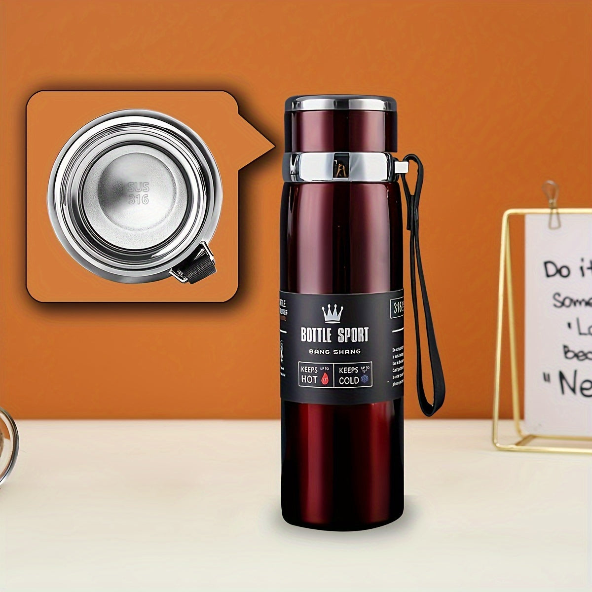 27.05oz Stainless Steel Insulated Travel Mug - Double-Walled, Leakproof & Shatterproof For Hot And Cold Drinks - Perfect For Outdoor Activities, Office Use, And As A Holiday Gift