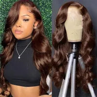 Perruque Pink full lace front wigs Transparent HD Lace Body Wave Wig natural hairline simulation human hair wigs for women