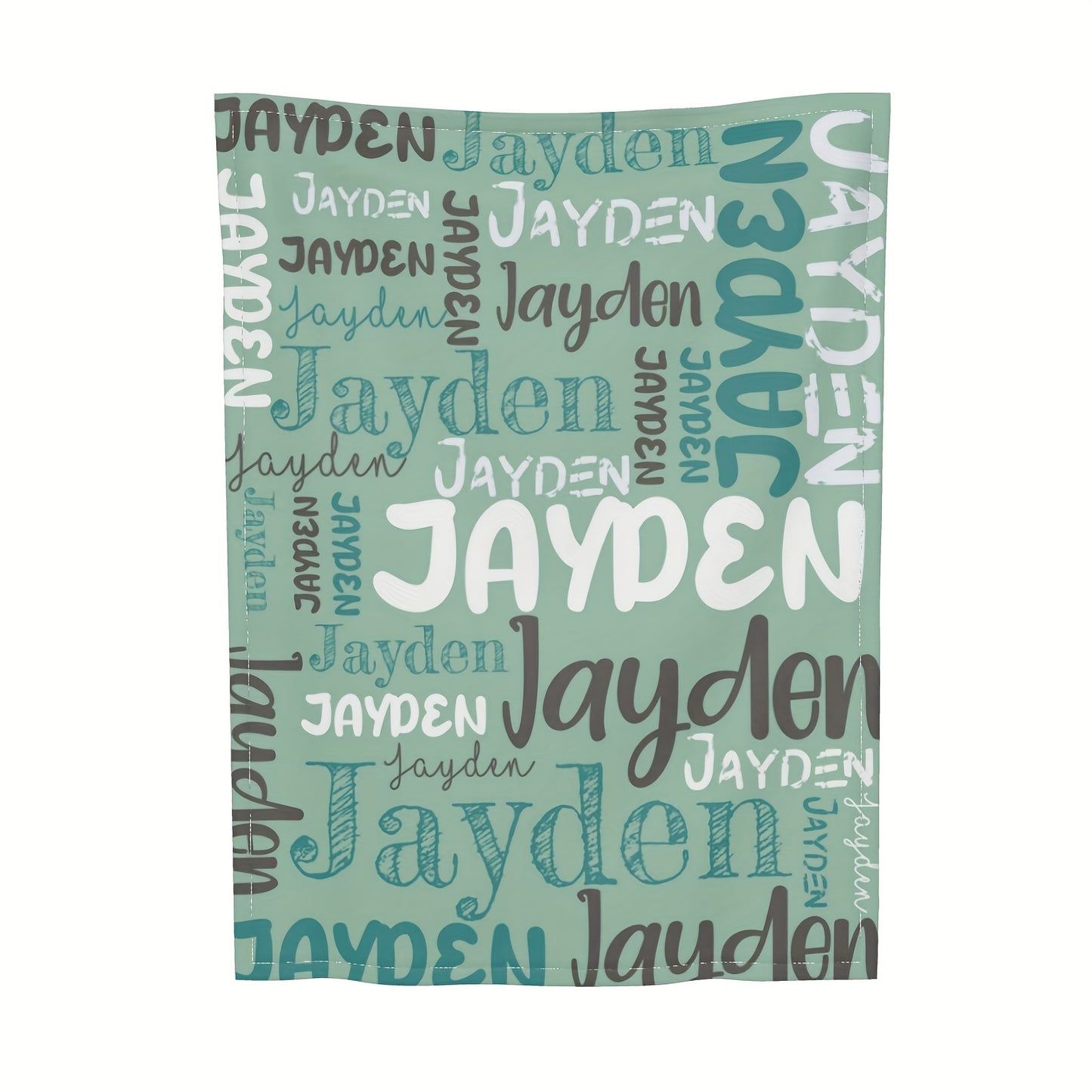 Custom Name Blanket - Soft Flannel, All-Season, Anti-Allergy, Machine Washable - Perfect for Couch, Bed, Office, and Camping