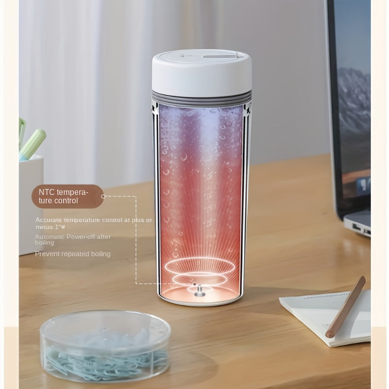 Portable Stainless Steel Electric Kettle: Enjoy Hot Water On-the-Go With This Travel Insulated Cup!