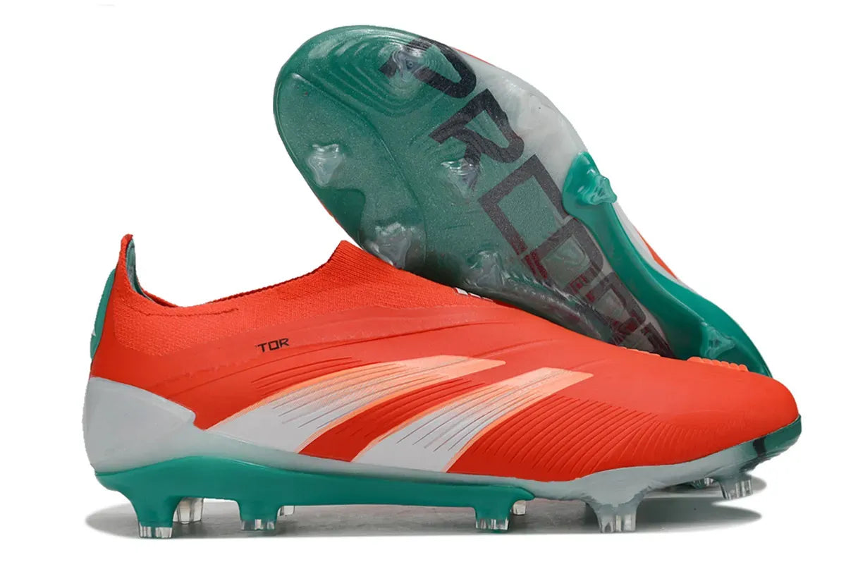 Soccer Shoes Predat0r Elite Laceless FG Men Team Solar Green Merky Reemergence Energy Citrus Pack Euro Pure Strik Pearlized Football Cleats