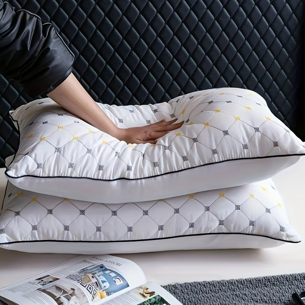 1pc/2pcs - Family combo - Luxury Hotel grade neck Support pillow - Soft polyester, hand pc/washable - perfect for side sleepers