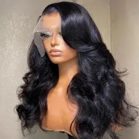 Peruvian Hair Wine Red Blonde Highlight Colored Body Wave Lace Front Wigs HD 13x4 Lace Frontal Wig PrePlucked Synthetic Closure Preplucked