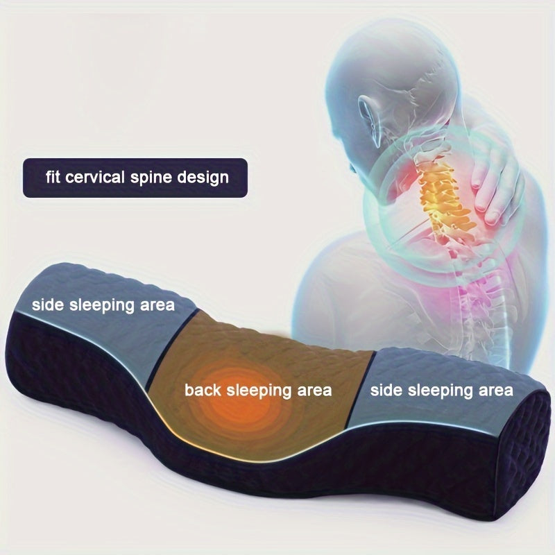 1pc Cervical Pillow: Neck Care for Comfort and Relief Anywhere - Perfect for Travel and Camping!