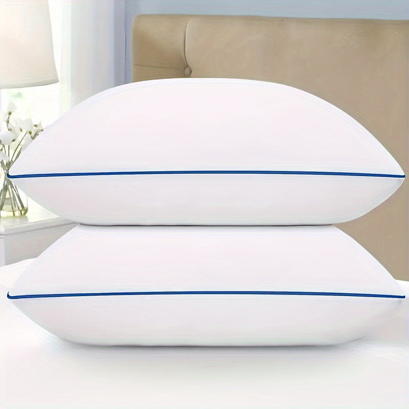 2/4pcs Luxury Gel Pillows - Cooling & Supportive, Soft Down Alternative, Ideal for All Sleep Positions, Breathable Polyester Cover, Machine Washable - Available in 3 Colors