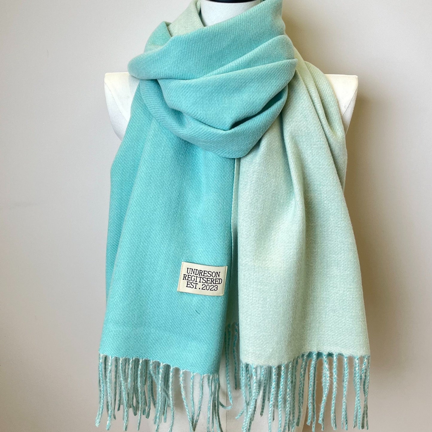 Double-Sided Two-Color Scarf - Soft, Warm, and Windproof Knitted Shawl for Unisex - Autumn Winter Coldproof Neck Guard with Tassel