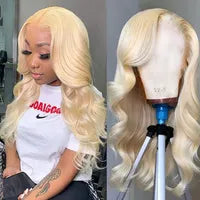 Perruque Pink full lace front wigs Transparent HD Lace Body Wave Wig natural hairline simulation human hair wigs for women