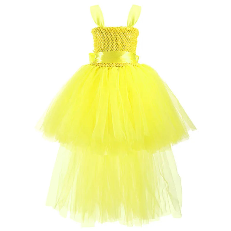 Halloween Christmas Princess Dress Baby Girls Ball Gown Tutu Lace Kids Dresses Party Costumes for Children
