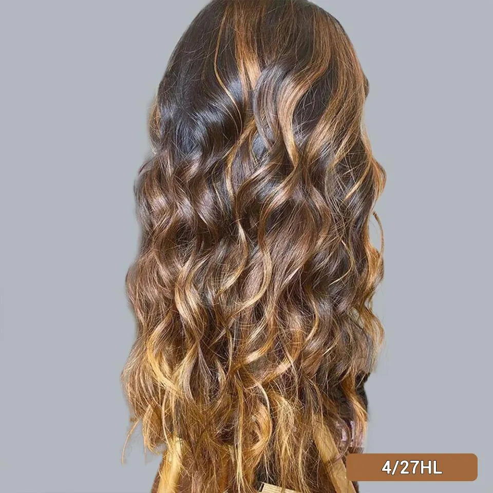 Lace Front Wigs Natural Baby Hair 4x4 Body Wave 4x4 Lace Closure Human Hair Wigs 28 34 40inch Omber Pre-Plucked Human Hair seamless natural
