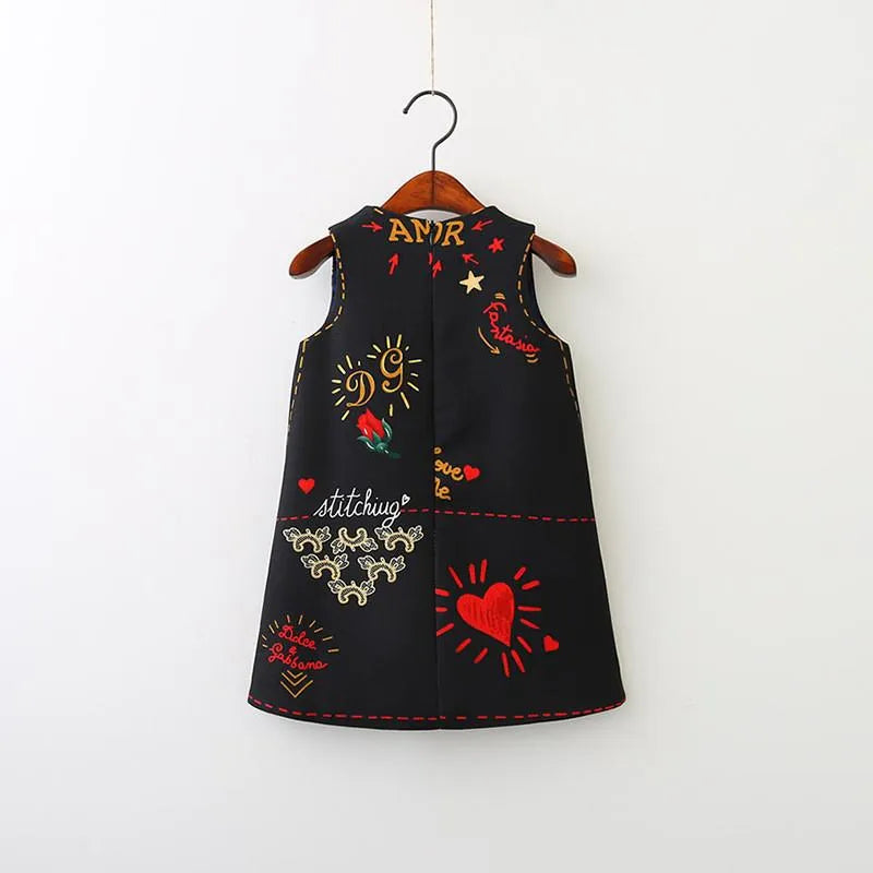 Baby Girls Princess Dress Spring Fall Kids Plaid Long Sleeve Dresses Turn-Down Collar Girl Skirts Children Clothes